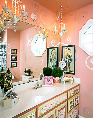 Pink Girls Bathroom Jennifer Allwood