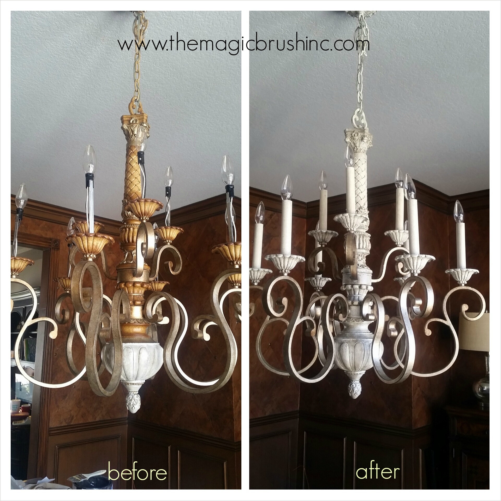 Painting Light Fixtures And Chandeliers, How To Paint Old Chandelier