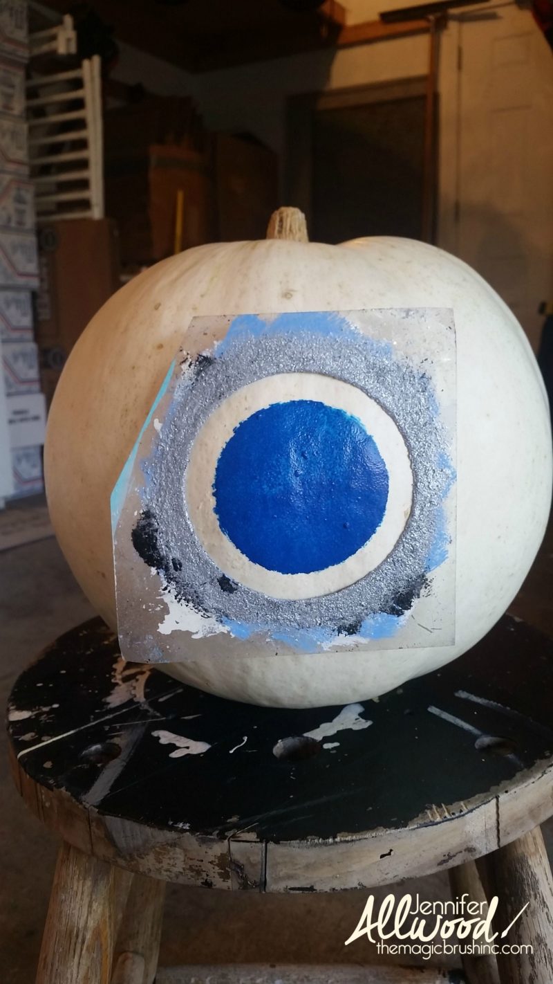 A Captain America Pumpkin for your favorite superhero