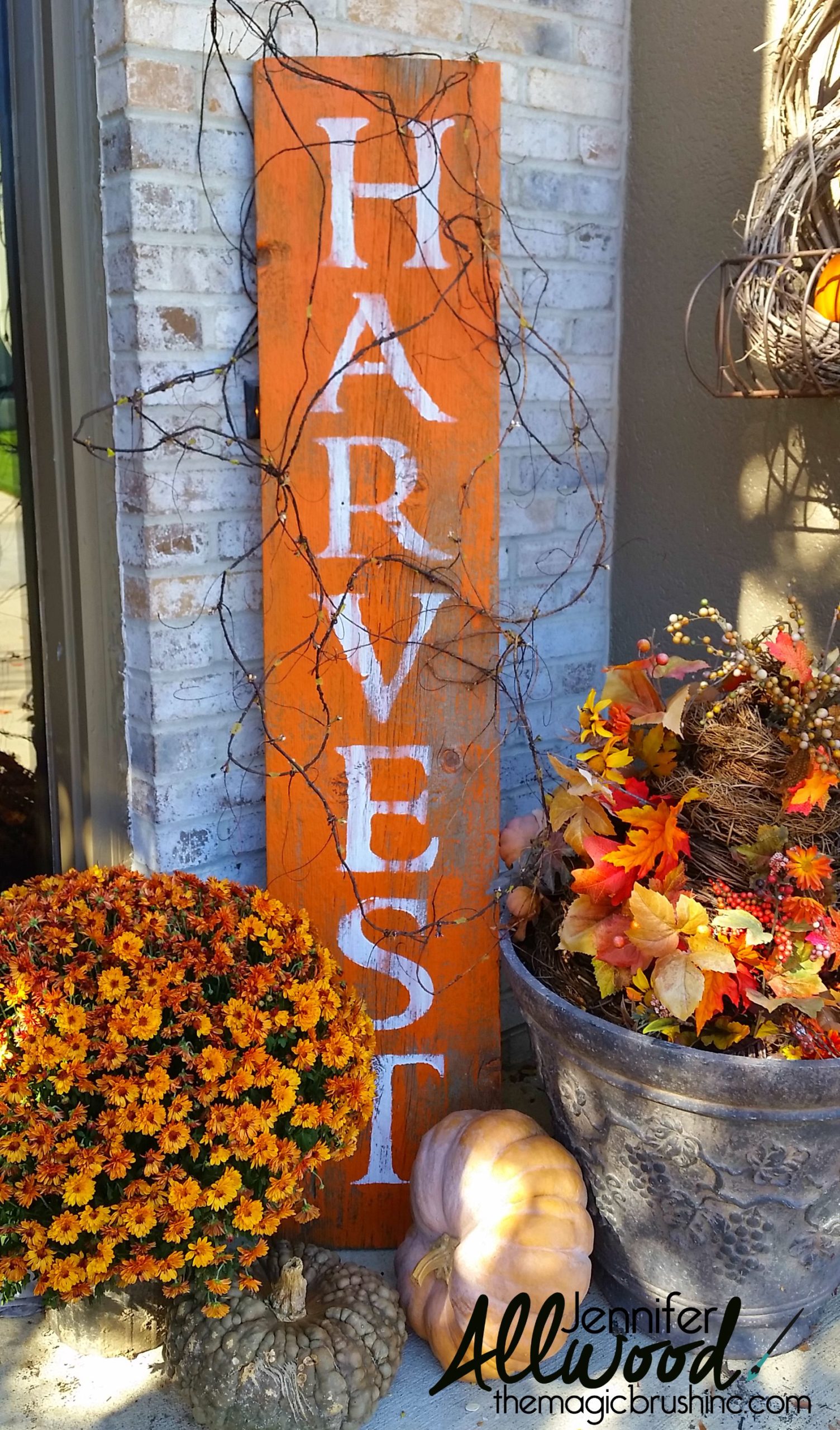 Happy Harvest Fall Adhesive Back Stencils