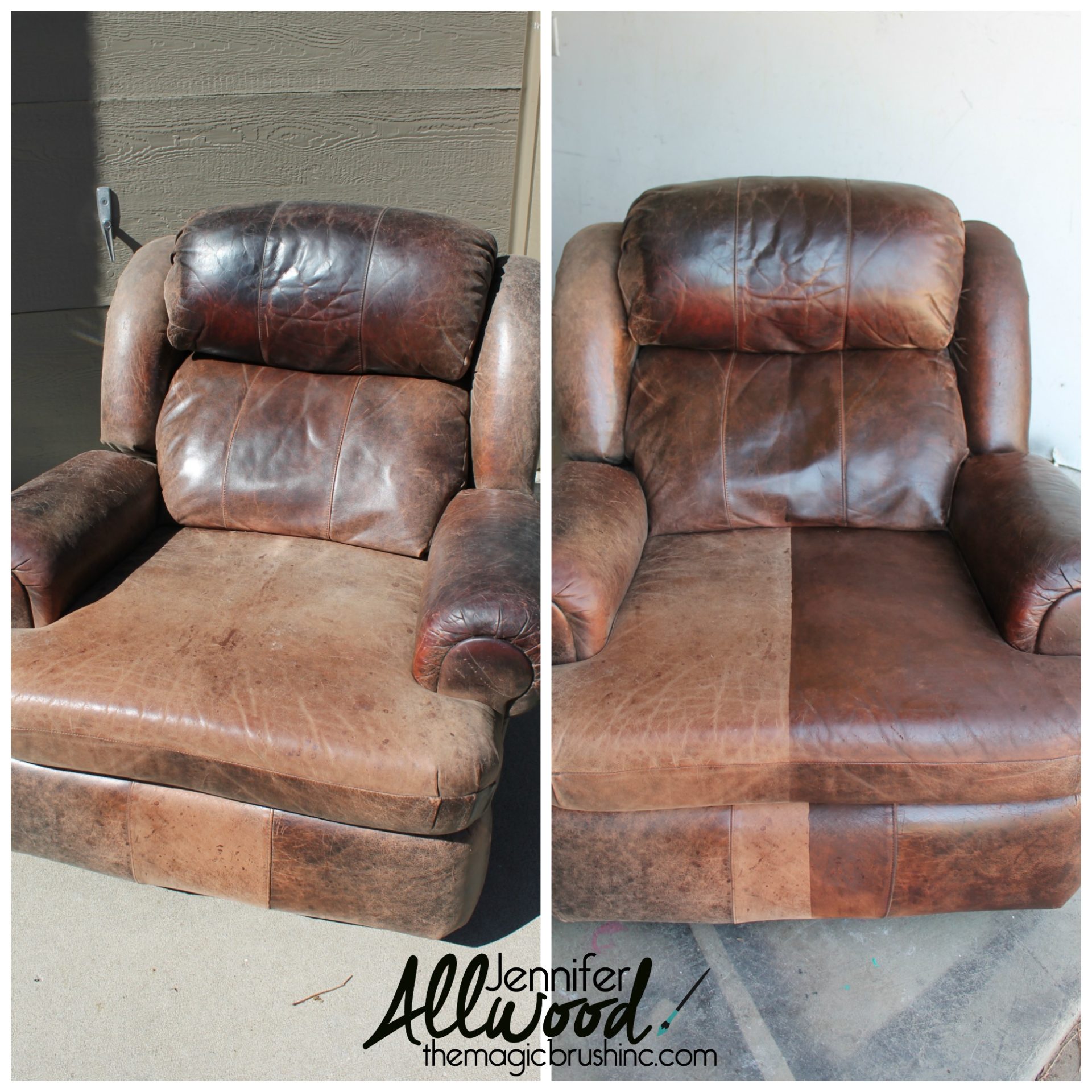 leather paint on suede