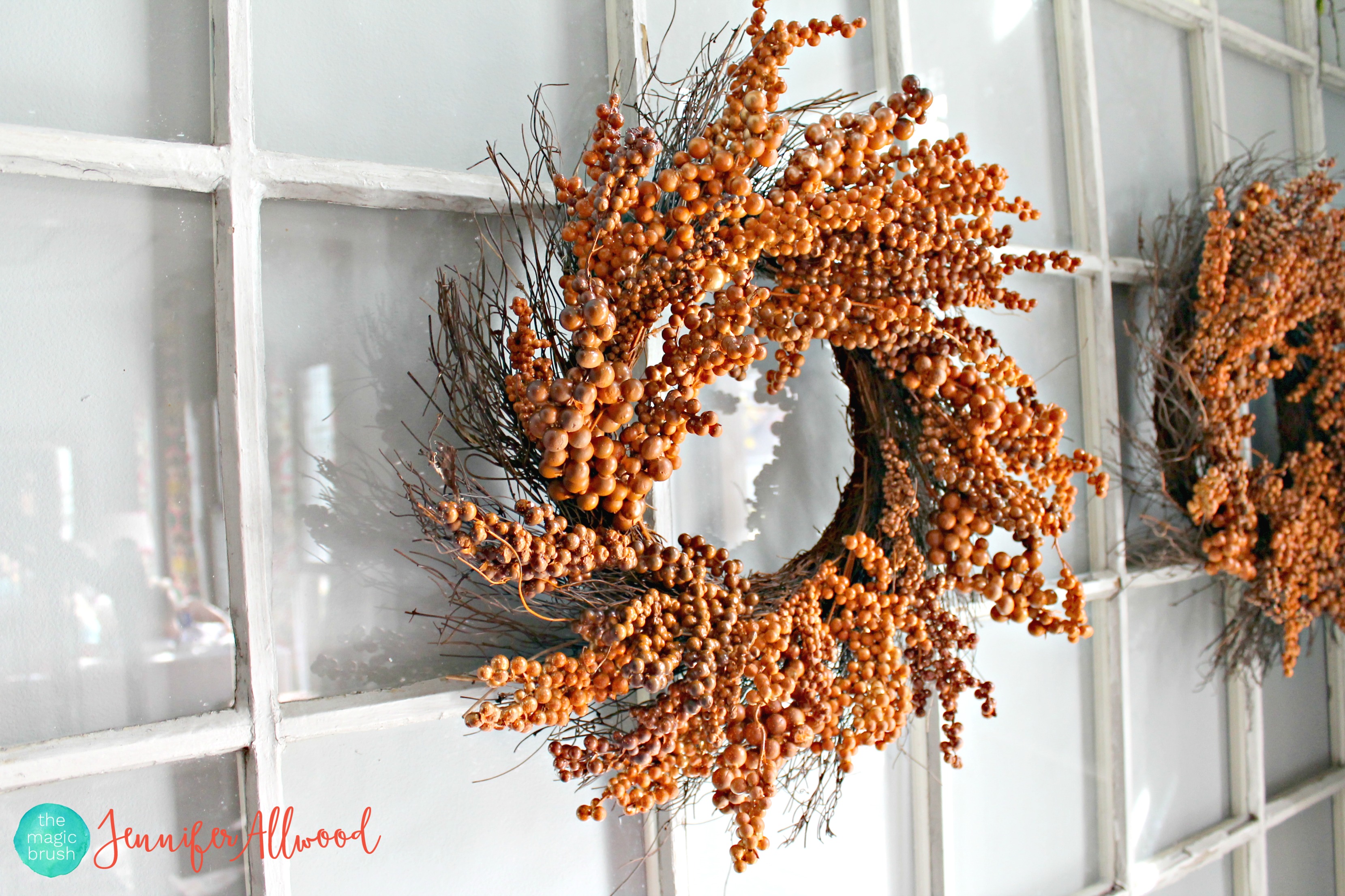 Spruce Up a Fall Wreath with Paint | Magic Brush