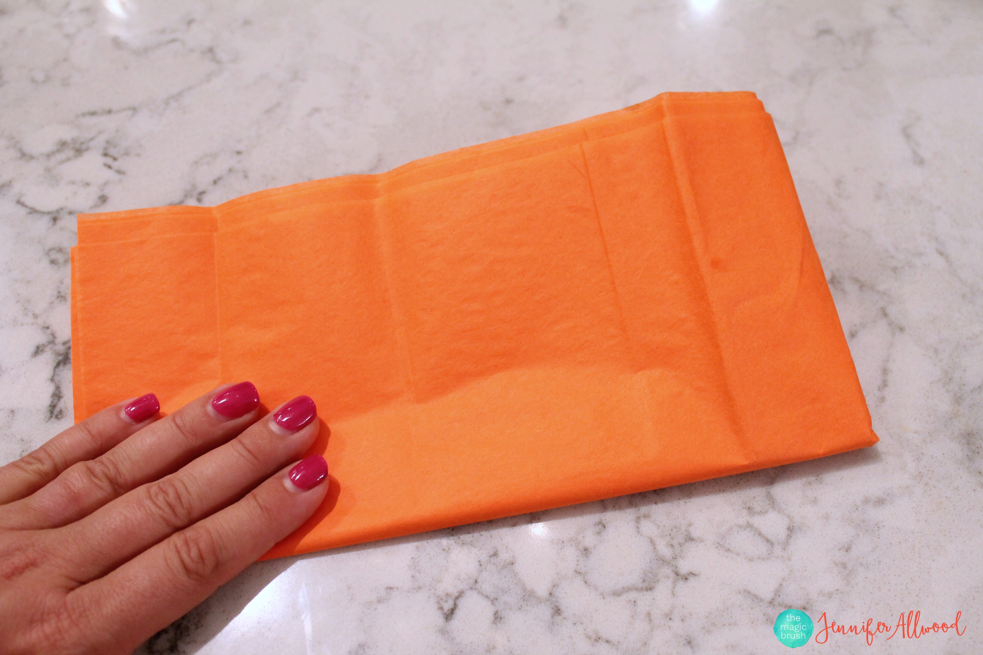 Tissue Paper Tassel Garland A DIY Tutorial Magic Brush