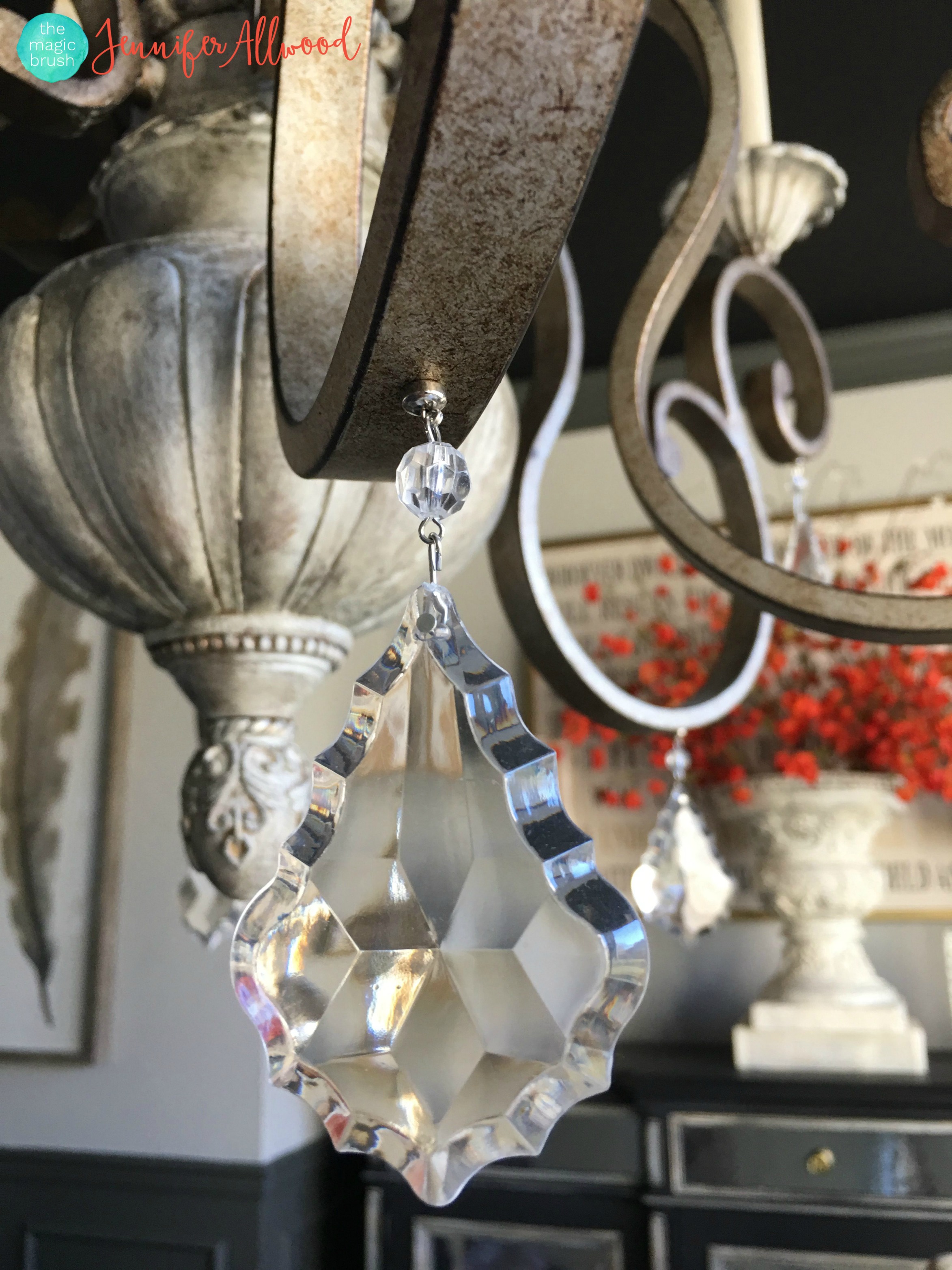 Chandelier Crystals add drama and sparkle to light fixtures Magic Brush