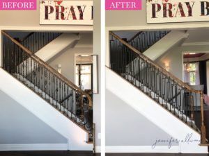 before and after photos of spindles