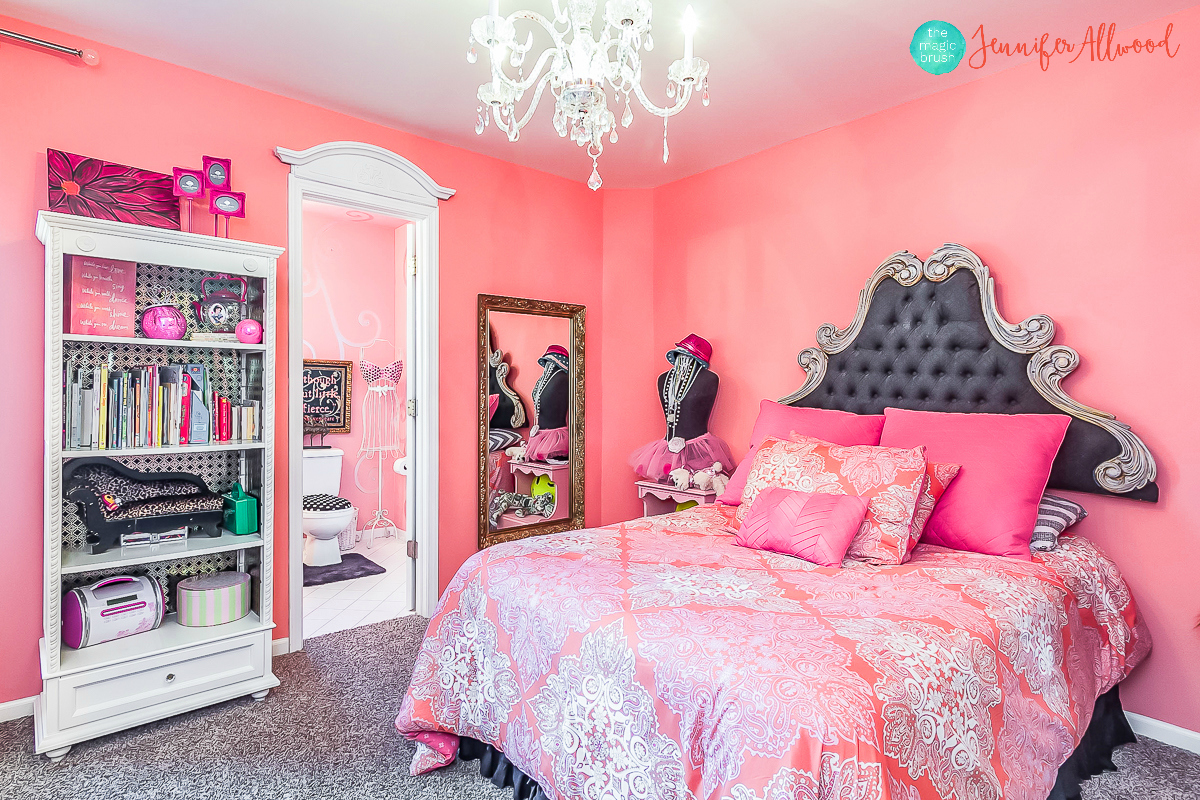 Pink Girls Bedroom Jennifer Allwood