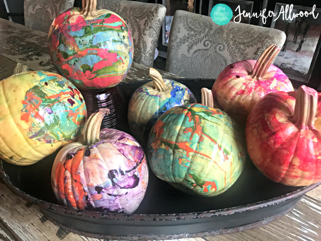 Nail Polish Pumpkins | Colorful Fall Decorating with Jennifer Allwood