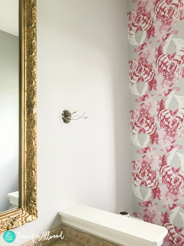 Floral Bathroom Wallpaper Jennifer Allwood 1
