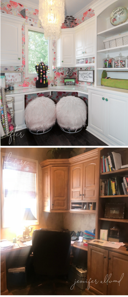 My Girlie Craft Room Makeover Reveal | Jennifer Allwood