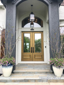 finished photo of gold front door