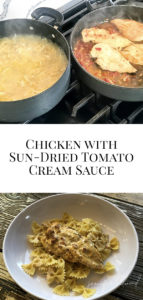 Recipe for Chicken and Sun-dried Tomato Cream Sauce Pasta