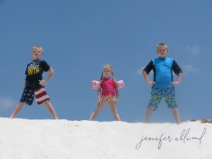 photo of kids at the beach
