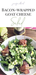 Recipe for Bacon-Wrapped Goat Cheese Salad