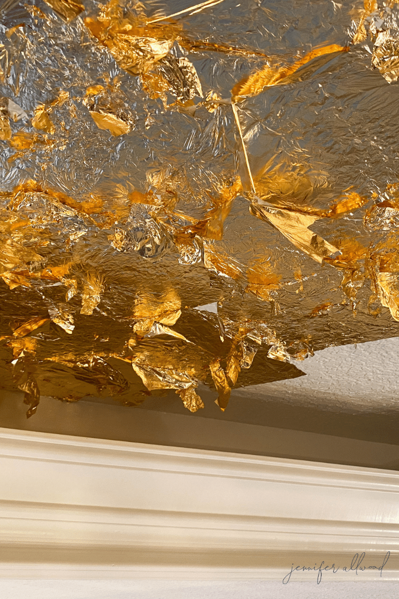 How to Gold Leaf a Ceiling The Magic Brush Inc.